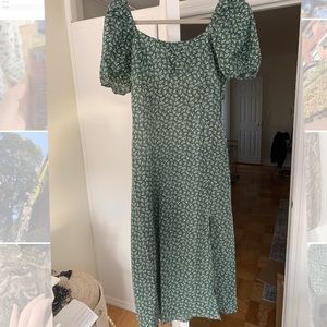 Brand new green floral maxi dress